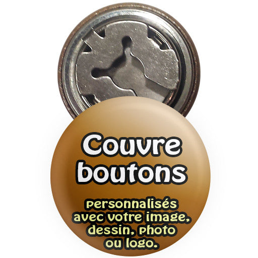 La Boutique de Macarons • Montréal • Couvre boutons promotionnels personnalisés