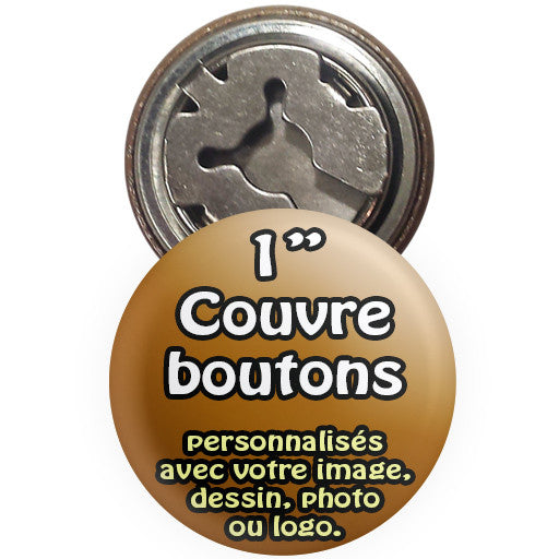 La Boutique de Macarons • Montréal • Couvre boutons promotionnels personnalisés 1"